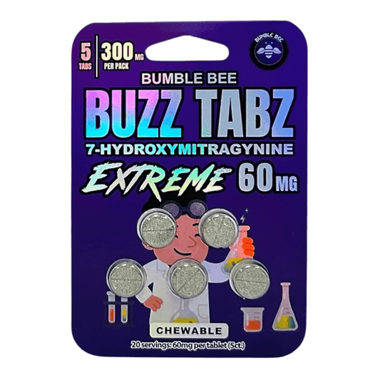 Bumble Bee Buzz Tabz Extreme (5ct / 10ct / 20ct) - 60mg Chewables