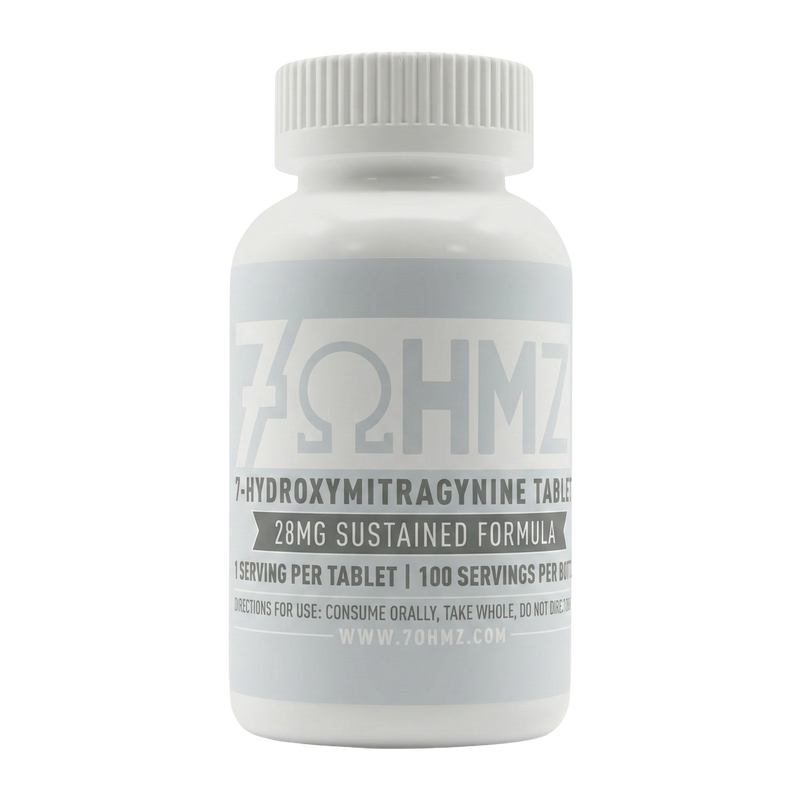 7OHMZ Sustained Formula 28mg Extended Release Tablets (100-Count Bulk)