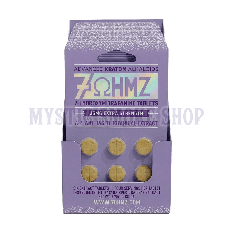 7OHMZ 35mg Extra Strength Display Box (20 Packs / 120 Tablets)