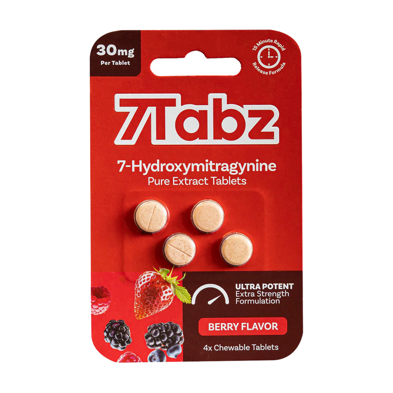 7Tabz 30mg 4 Count - Berry Flavor