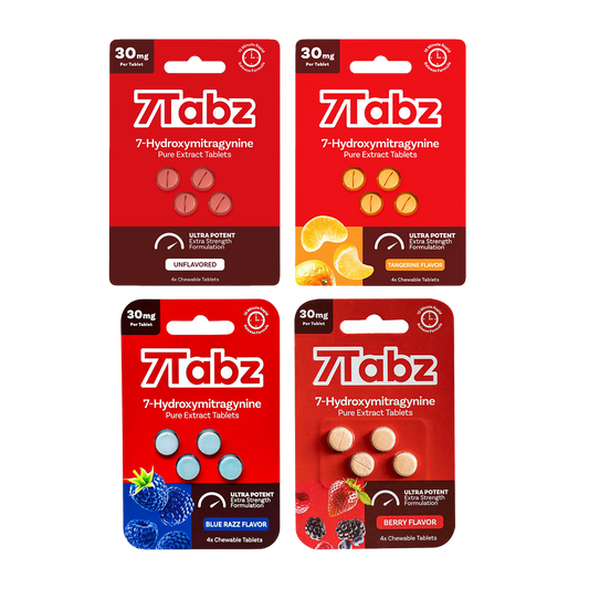 7Tabz Pure Extract Chewable Tablets 30mg (4 Count Pack)