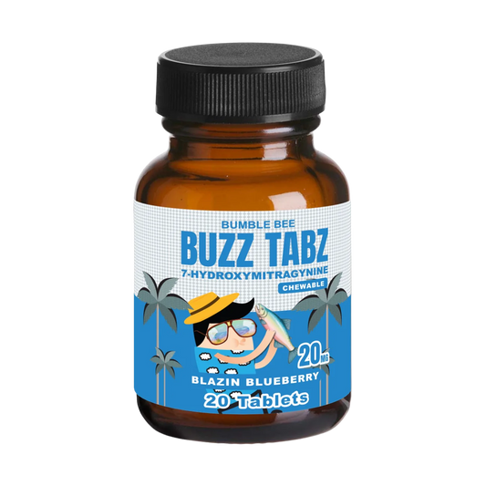 Bumble Bee Buzz Tabz Blazin Blueberry (20ct Jar) - 20mg  Tablets