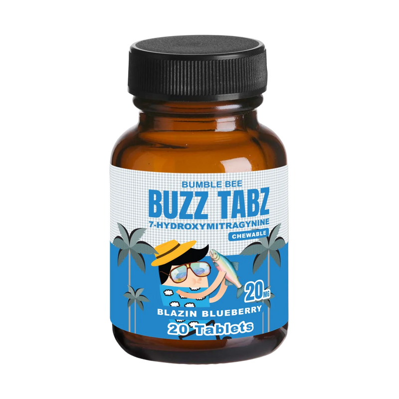 Bumble Bee Buzz Tabz Blazin Blueberry (20ct Jar) - 20mg  Tablets
