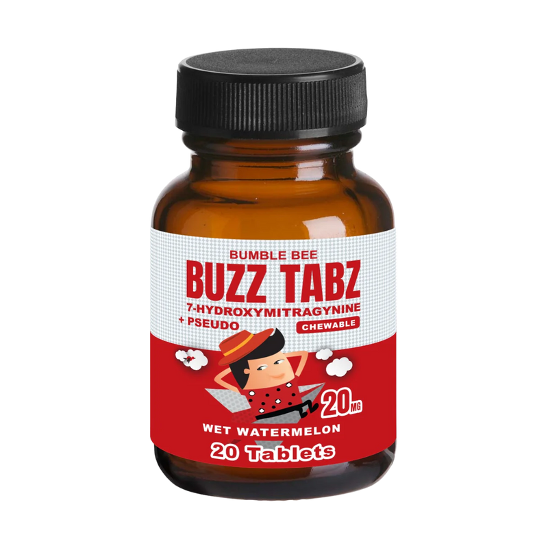 Bumble Bee Buzz Tabz Watermelon (20ct Jar) - 20mg  + Pseudo Chewables