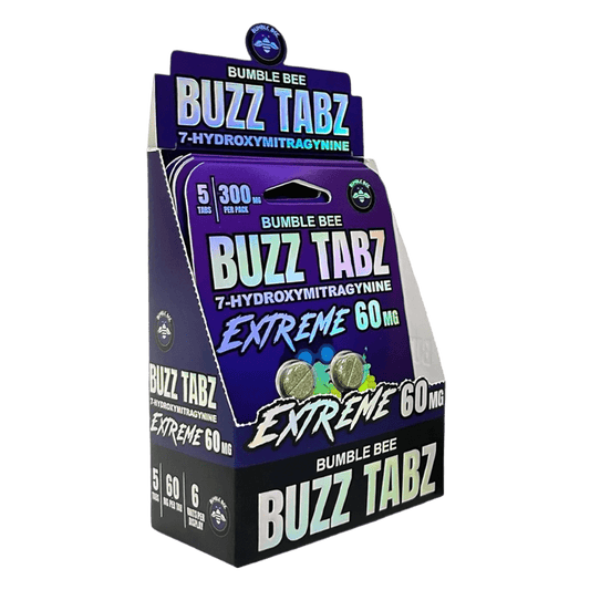 Bumble Bee Buzz Tabz Extreme 60mg - Display Box (6 Packs / 30 Tabs)