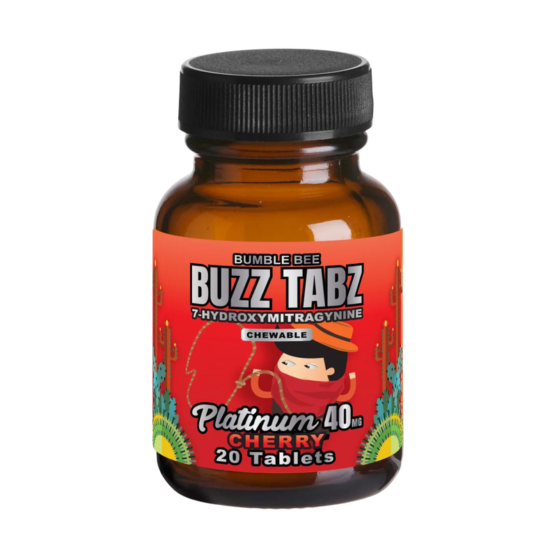 Bumble Bee Buzz Tabz Platinum (Cherry) - 40mg  Chewables