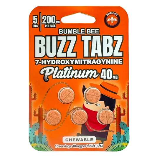 Bumble Bee Buzz Tabz Platinum 40mg -  Chewable Tablets