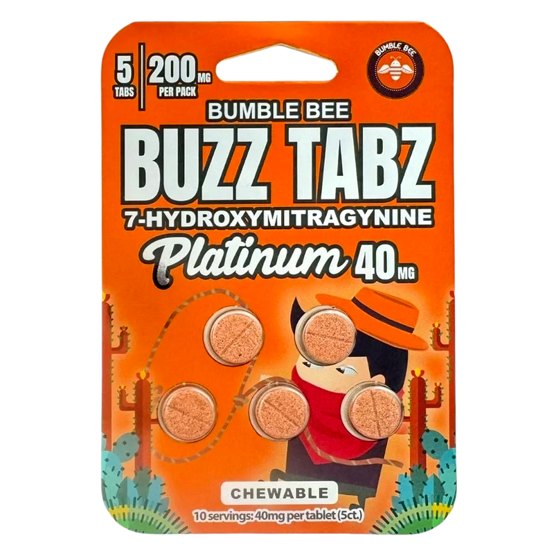 Bumble Bee Buzz Tabz Platinum 40mg -  Chewable Tablets
