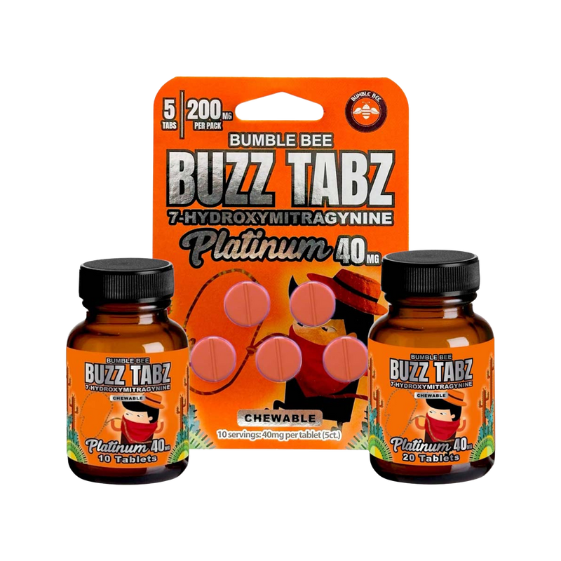 Bumble Bee Buzz Tabz Platinum 40mg -  Chewable Tablets