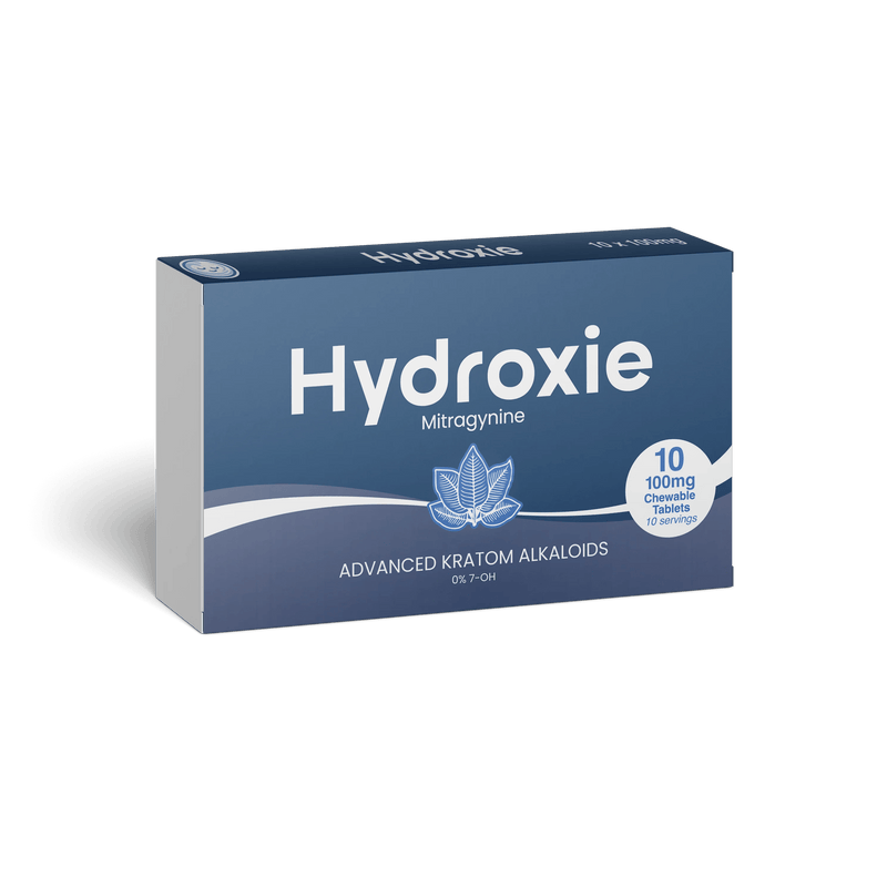 Hydroxie product packaging on a transparent background